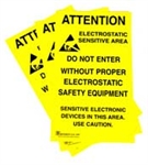 Botron B6717 Static Awareness Poster 5/PK