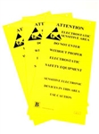 Botron B6720 ESD Awareness Two Sided Hanging Sign 10"x 20"  3/PK