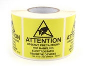 Botron B6725  Awareness Label 5/8"x2" 500/Roll