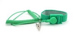Botron B9008G Lead Free Green Wrist strap set 1/8" snap. 6' coil cord