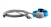 Botron B9506 Dual Wire Adjustable Wrist Strap Set 6' coil cord