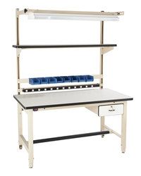 Pro-Line BIB1 Bench In A Box-Standard Laminate Workbench Complete 30" x 60"