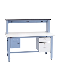 Pro-Line BIB11 Bench In A Box-Standard Laminate Technician's Workbench Complete 30" x 60"