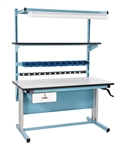 Pro-Line BIB15 Bench In A Box-Standard Laminate Height Adjustable Workbench Complete 30" x 60"