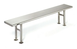 Eagle Group CRB1272 Stainless Steel Gowning Bench 6'