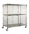 Eagle Group CSC2460S 24" x 60" Full Size Stainless Steel Mobile Security Unit - Stainless Steel