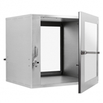 BenchPro CSSPG30 Stainless Steel Pass-Through Cabinet W/Tempered Glass 30" H X 30" W x 30" D