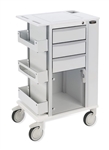 Bowman CT200-0000 Rolling Storage Cart With 5" Casters