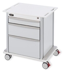 Bowman CT207-0000 Compact, Under Counter Storage Cart 3-Drawers With 5" Casters