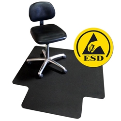 Transforming Technologies FM73648 3'x4' VinylSTAT Conductive Chair Mat