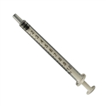 Jensen Global JG1CC-LS-100 1cc Calibrated Manual Luer Slip Syringe Bag/100