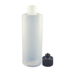 Jensen Global JG4.0BC 4oz. Bottle LDPE Cylinder W/Black Luer Cap Bag of 10
