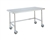 Metro Industries MWT307FS Stainless Steel Worktable, Mobile with Solid Bottom Shelf 30" x 72" x 34"H