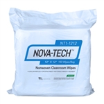 High-Tech Conversions NT1-1212 Nonwoven Cleanroom Wipe 12"x12" 150/Bag 14Bags/Case