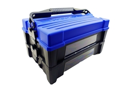 Ascend Tools TCB-STB0652T-BL Organizer Genie Stackable Tool Storage and Carrying Box