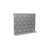 Inter Dyne Systems V3024 30"Wx24"H Stainless Steel Pegboard 25 Pegs