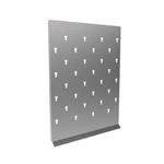 Inter Dyne Systems V3636 36"Wx36"H Stainless Steel Pegboard 66 Pegs