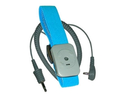 Transforming Technologies WB7200 Dual Conductor Fabric Wrist Strap Set 20' Coil Cord 1 Meg