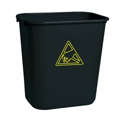 Transforming Technologies WBA28 Condcutive 7 Gallon Trash Can