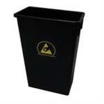 Transforming Technologies WBAS90 22 Gallon Conductive Trash Can