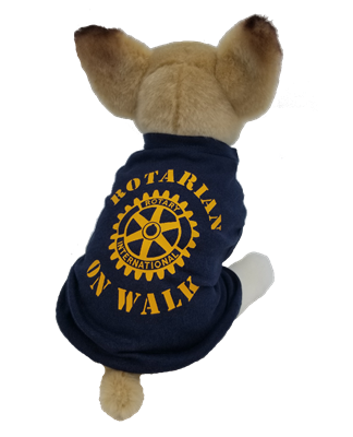 Rotarian On Walk Doggie Tank Shirt