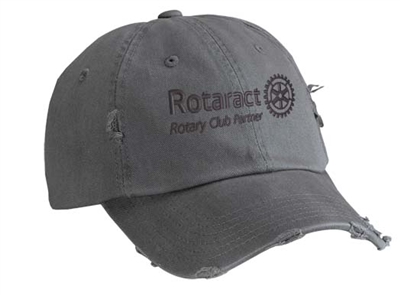 Distressed Rotaract Cap