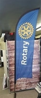 8' Rotary Feather Flag