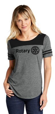 Sport-Tek Womens Tri-Blend Wicking Fan Tee