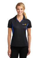 Sport-Tek Womens Side Blocked Micropique Polo