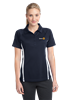 Sport-Tek Womens Micro Mesh Colorblock Polo