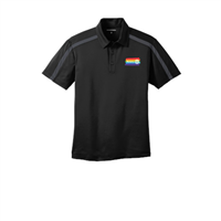 PRIDE Port Authority Colorblock Stripe Polo