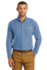 Port & Company Long Sleeve Denim Shirt