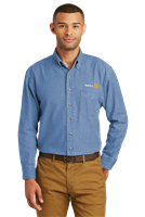 Port & Company Long Sleeve Denim Shirt