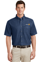 Port & Company Short Sleeve Denim Shirt