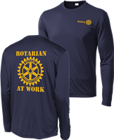 Rotarian at Work Long Sleeve Performance Tee