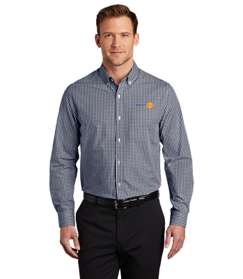 Port Authority Broadcloth Gingham Easy Care Shirt