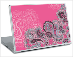 Pink Paisley Laptop Skin