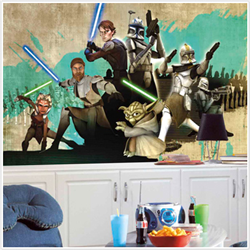 Star Warsâ„¢: The Clone Wars XL Wallpaper Mural 6' x 10.5'