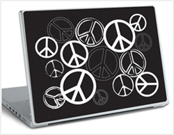 Peace Signs Laptop Skin