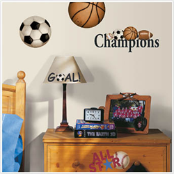 Play Ball Peel & Stick Wall Decals