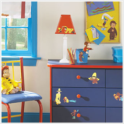 Curious George Peel & Stick Wall Decals
