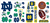 University of Notre Dame Peel & Stick Wall Decals