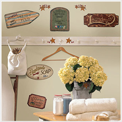 Country Signs Peel & Stick Wall Decals