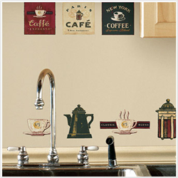 Coffee House Peel & Stick Wall Decals