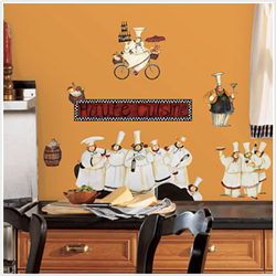 Chefs Peel & Stick Wall Decals