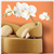 White Orchid Giant Peel & Stick Wall Decal