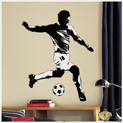 Soccer Player Peel & Stick Wall Decals