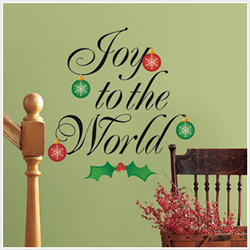 Joy to the World Peel & Stick Wall Decals