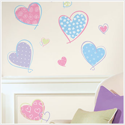 Hearts Peel & Stick Wall Decals