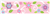 Scroll Floral Peel & Stick Border - Pink/White